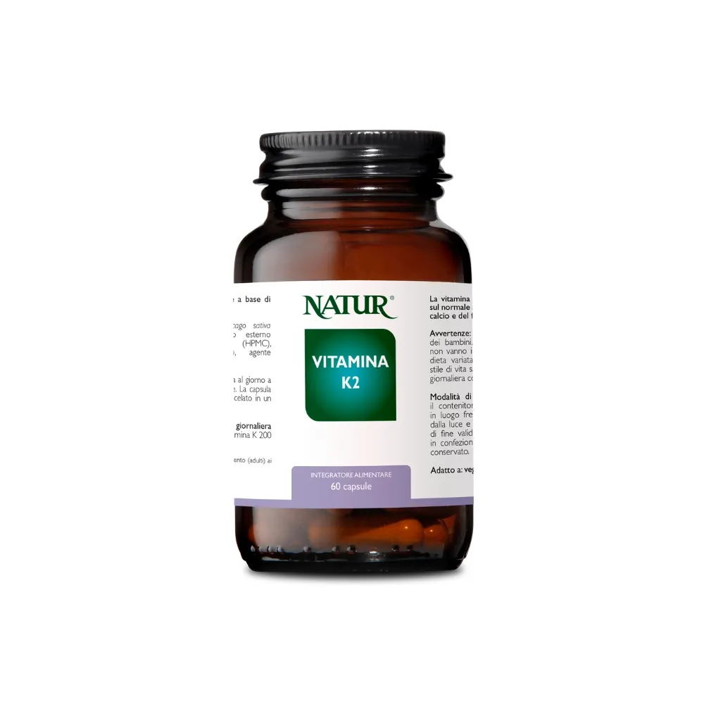 Natural Vitamin Food Supplement - Vitamin K2 60 Capsules