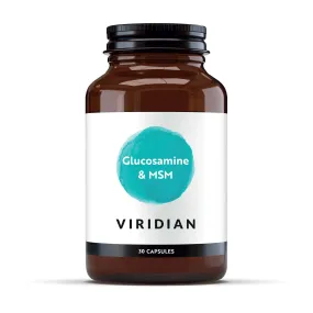 Complément alimentaire végétalien Viridian - Glucosamine et MSM 30 capsules