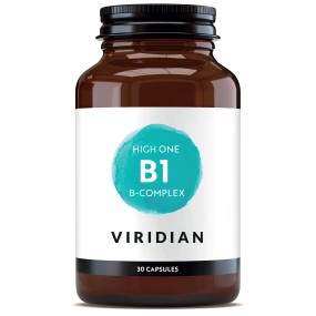 Complément alimentaire végétalien Viridian - High One B1 - Complexe de vitamines B 30 capsules