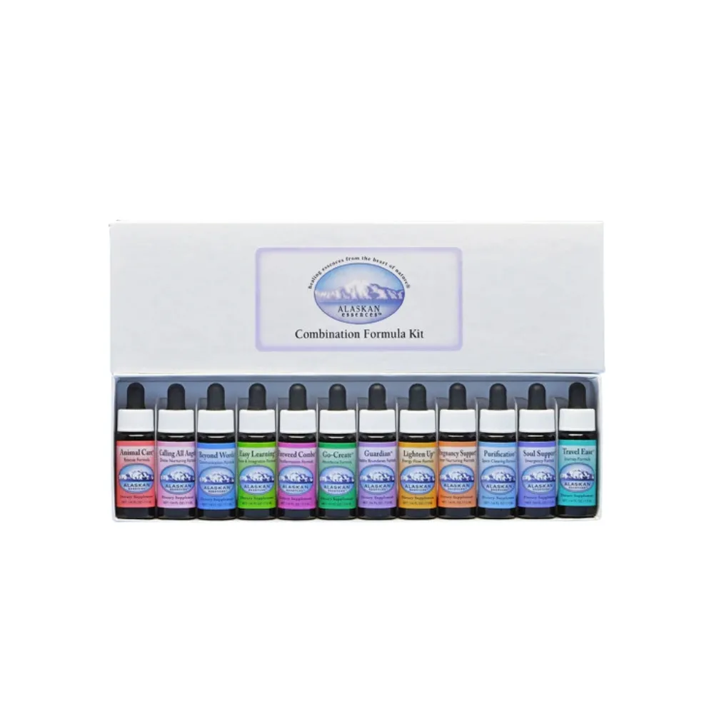 Kit de Terapia Floral - 12 Fórmulas Compuestas de Alaska 7,4 ml
