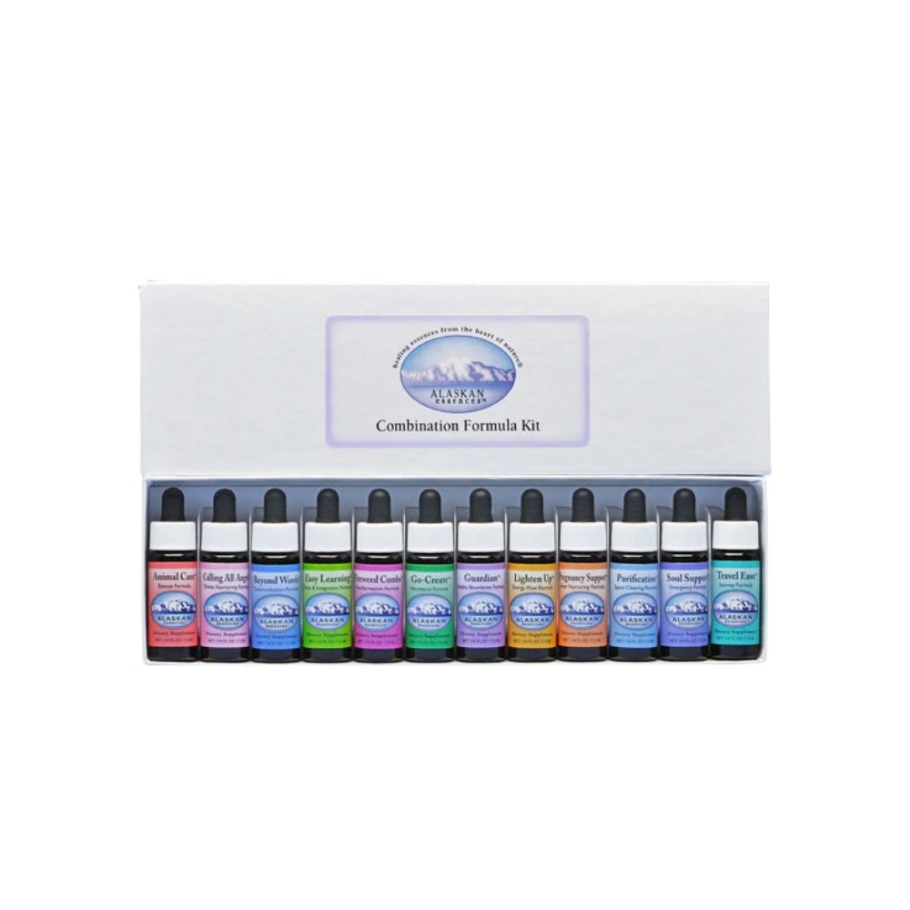 Kit de thérapie florale - 12 formules composées d'Alaska 7,4 ml