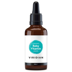Viridian Vegan Vitamin Food Supplement - Viridikid Baby Vitamin 50 ml Drops
