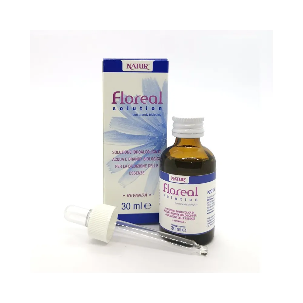 Base per Preparati Gli Essenziali - Floreal Solution con Brandy 30 ml