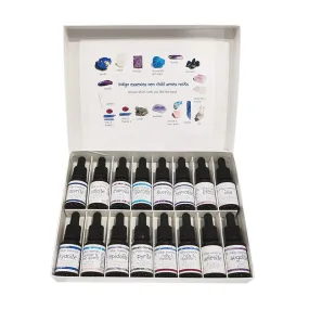 Coffret Flower Therapy - 16 essences indigo pour nouveau-né - Gamme Nouveau-né