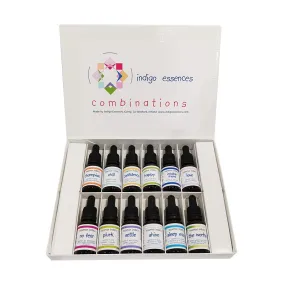 Kit de Florithérapie - 12 Formules Composées d'Indigo - Combinaisons 15 ml