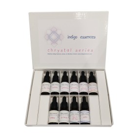 Kit de Florithérapie - 10 Essences de Cristal Indigo - Série Chrystal 15 ml