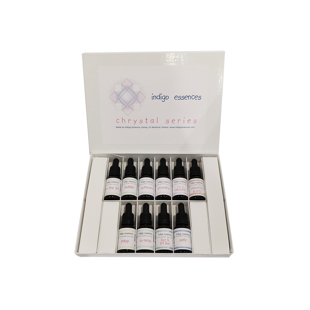 Floritherapy Kit - 10 Indigo Crystal Essences - Chrystal Series 15 ml