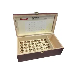 Boîte en bois pour kit de 38 fleurs