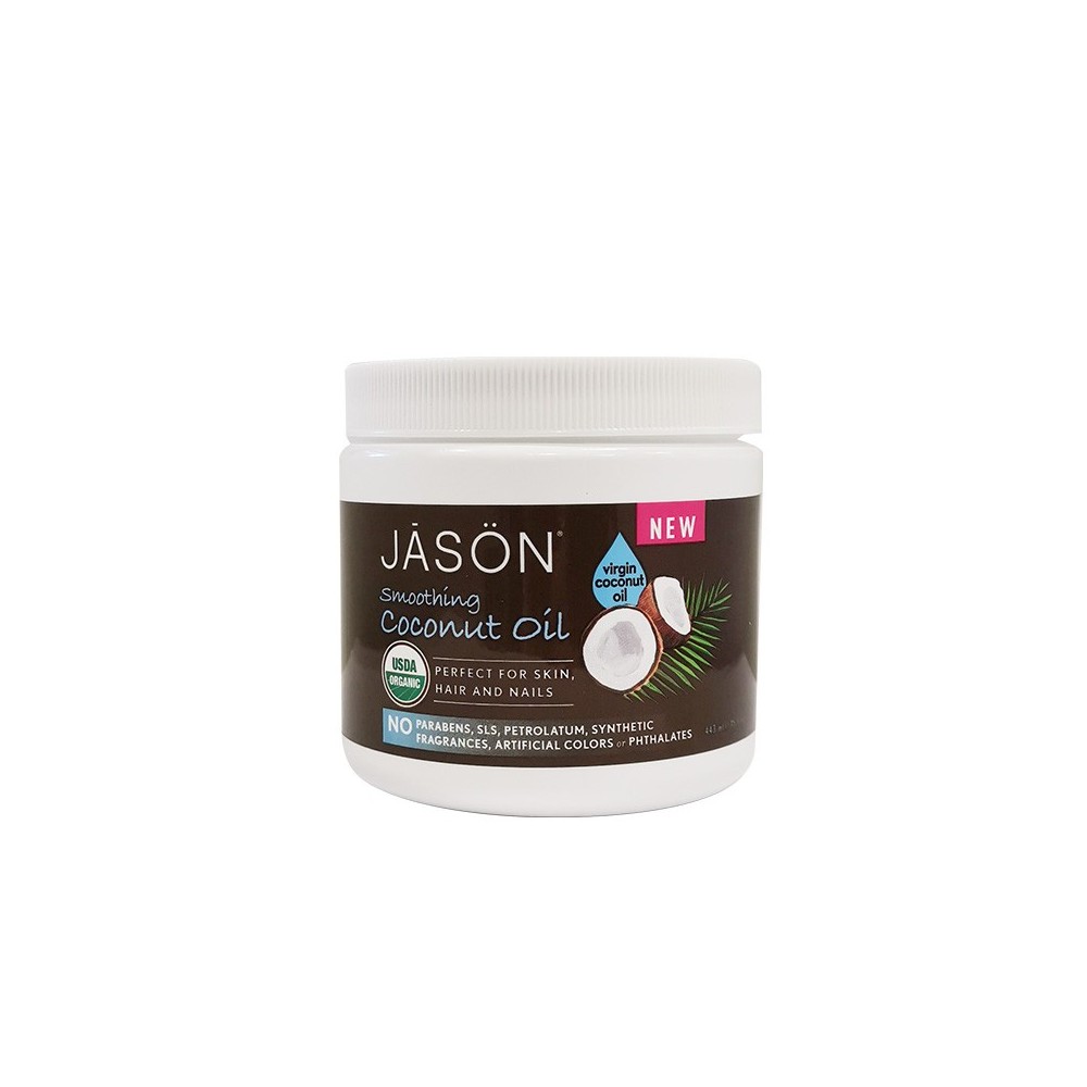 Aceite de coco orgánico Jāsön - Frasco de 443 ml