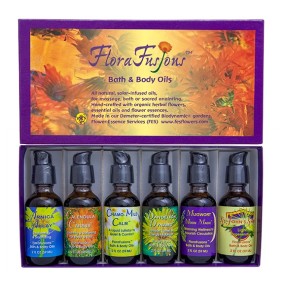 Blütentherapie-Set – 6 kalifornische Öle FES – Jahreszeit der Seele