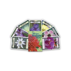 Juego de tarjetas con flores de arbusto australiano - "Insight Cards" (69 piezas)