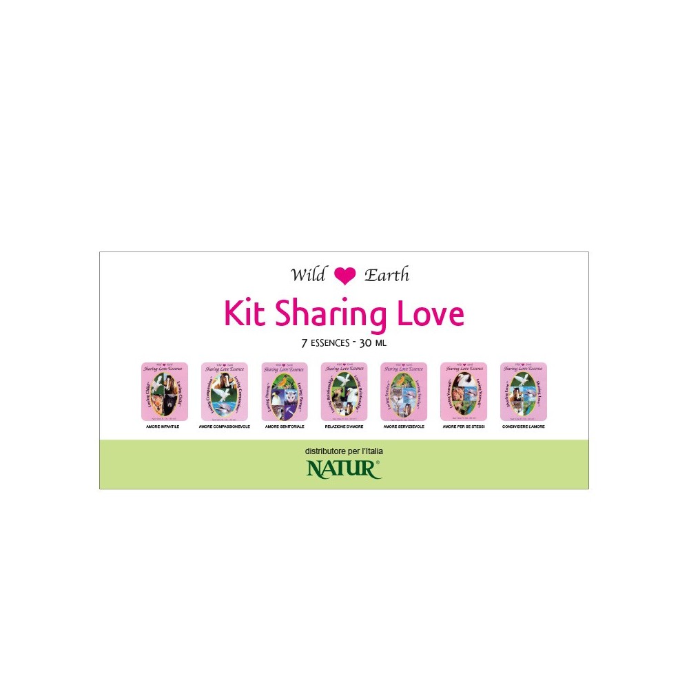 Kit 7 Compound Formulas Wild Earth - Sharing Love 30 ml