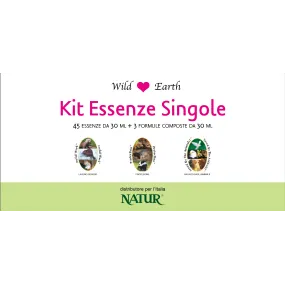 Blütentherapie-Set – 48 Wild Earth Wildtieressenzen 30 ml