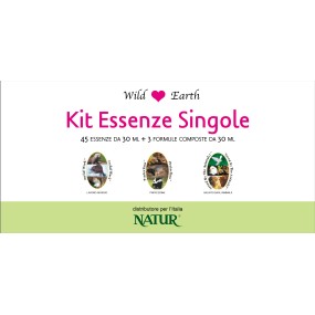 Coffret de thérapie florale - 48 essences d'animaux sauvages de la Terre Sauvage 30 ml