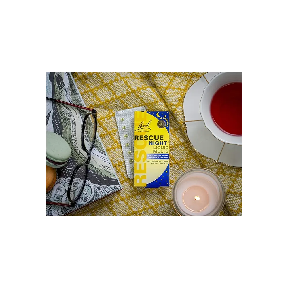 Fórmula compuesta Bach Center - Líquido nocturno de rescate que se derrite 28 Cps