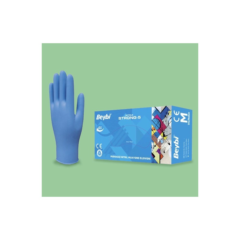 Natur PPE device - Nitrile gloves Pack of 100
