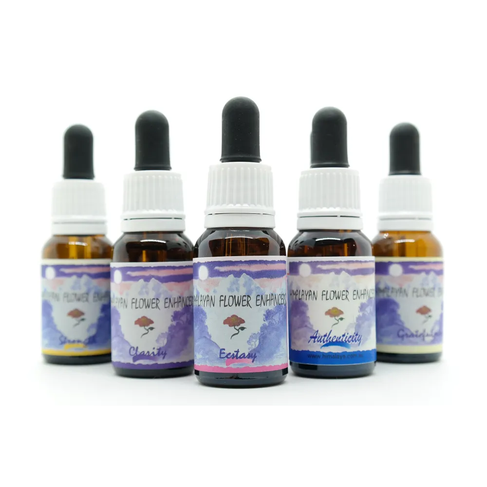 Kit de Floriterapia - Chakra 8 Esencias Potenciadores del Himalaya 15 ml