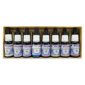 Kit de Floriterapia - Chakra 8 Esencias Potenciadores del Himalaya 15 ml