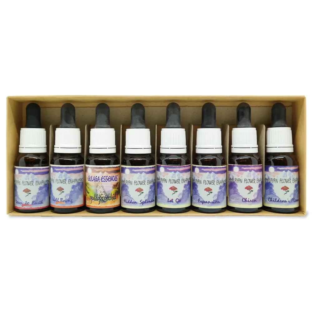 Kit de Floriterapia - Amor y Sexualidad Solteros 8 Esencias Potenciadoras del Himalaya 15 ml