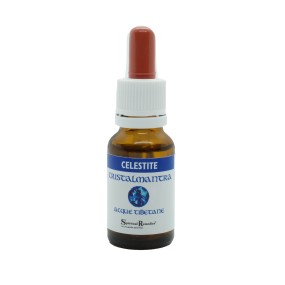 Eau tibétaine d'essence unique Cristalmantra - Célestite 15 ml