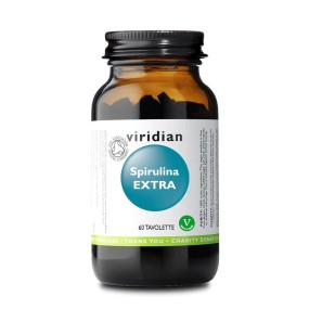 Complemento Alimenticio Fitopreparado Vegano Viridian - Espirulina Extra 60 Comprimidos