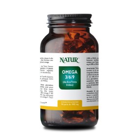 Complemento alimenticio natural - Omega 3/6/9 (de EcoTrota Iridea) 90 perlas