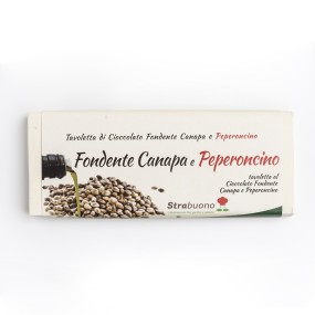 Cioccolato Fondente Canapa e Peperoncino 50gr