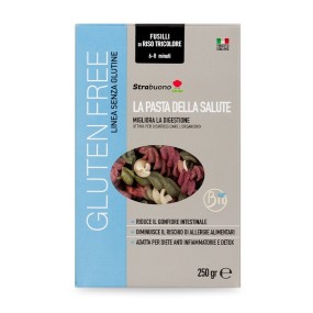 Pasta Sin Gluten - Fusilli De Arroz Tricolor 250 gr