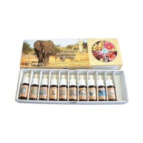 Coffret de thérapie florale - 10 essences animales africaines