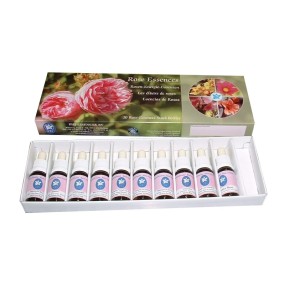 Kit de Terapia Floral - 10 Esencias de Rosas