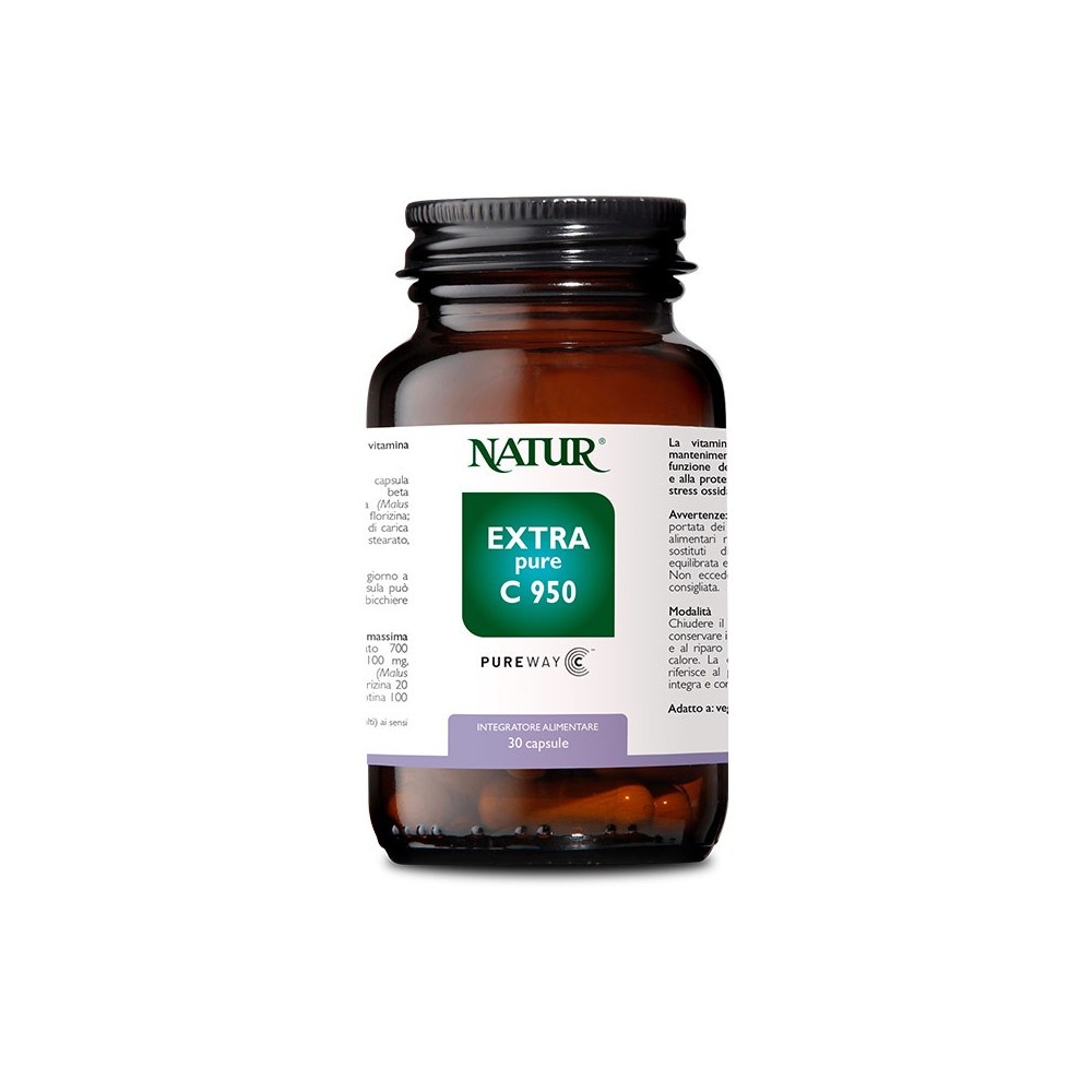 Natur Vitaminic Food Supplement - Extra Pure C 950 60 Capsules