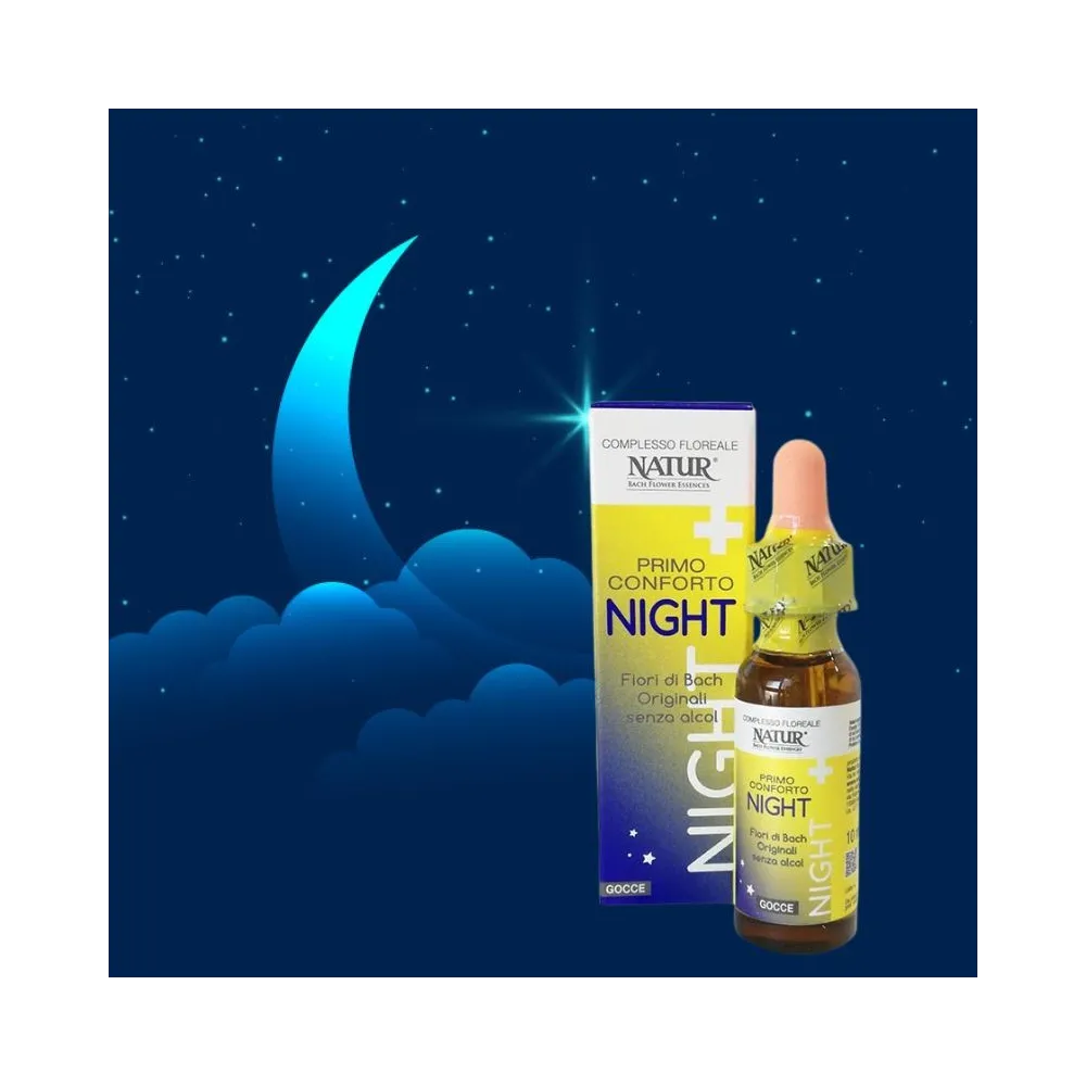 Notfallhilfe Natur Bach Flower Essences - PRIMO CONFORTO® NIGHT Tropfen 10 ml