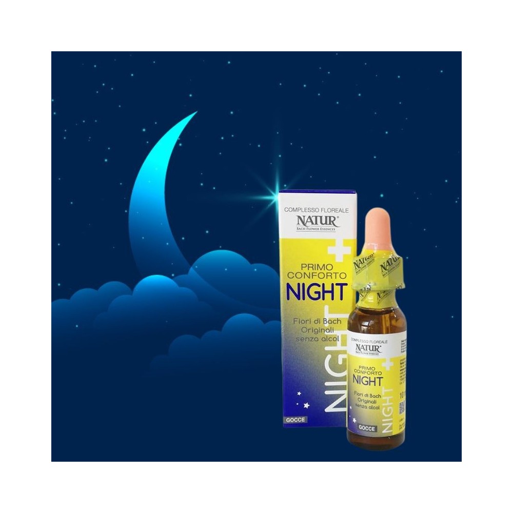 Remedio de emergencia Natur Bach Flower Essences - PRIMO CONFORTO® NIGHT Gotas 10 ml