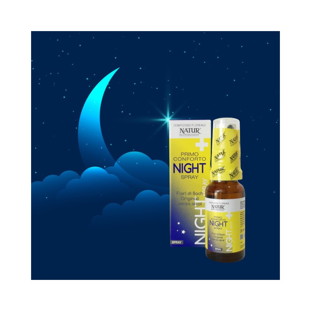 Natur Bach Flower Essences emergency remedy - PRIMO CONFORTO® NIGHT Spray 20 ml