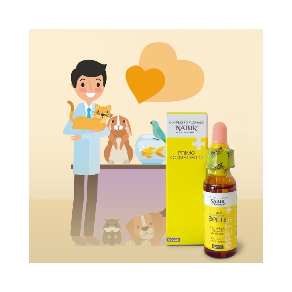 Remède d'urgence Natur Bach Flower Essences - PRIMO CONFORTO® PETS 10 ml