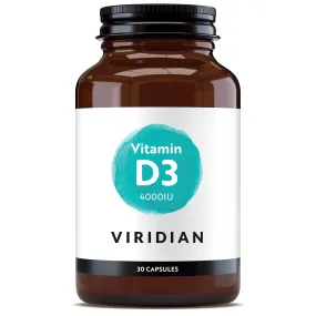 Vitamine D3 4000 UI, 30 capsules