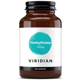 Methylfolat 400 µg, 90 Kapseln, veganes Nahrungsergänzungsmittel | Viridian