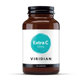 Viridian Vegan Nahrungsergänzungsmittel - Extra C 550 mg 30 Kapseln