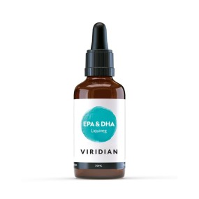 Complemento alimenticio vegano Viridian (ácidos grasos) - EPA y DHA LiquiVeg 30 ml