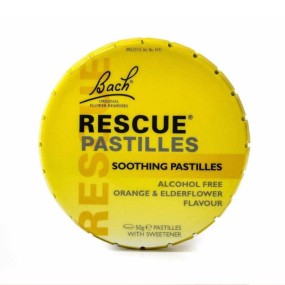 Bach Center Compposed Formula – Rescue Orange & Holunderbeeren Pastillen 50 g