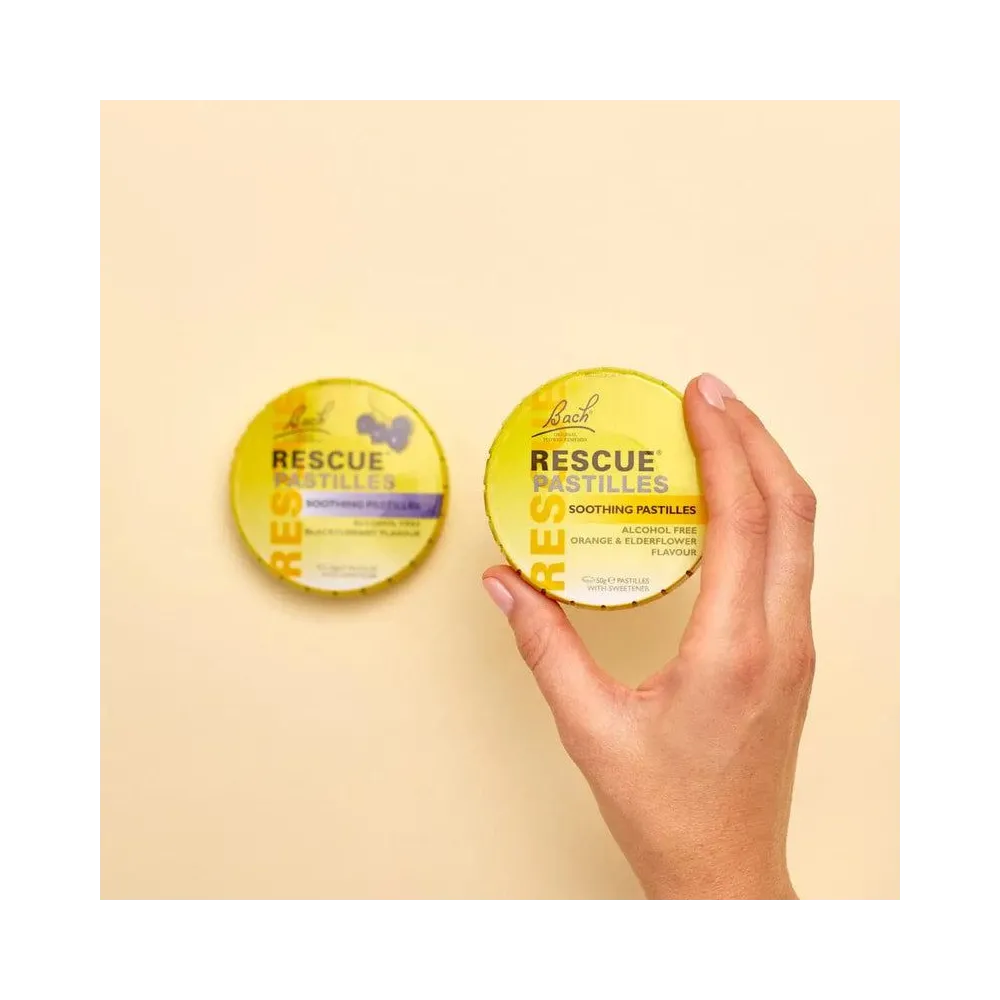 Rescue Orangen- und Holunderbeeren-Pastillen 50 g