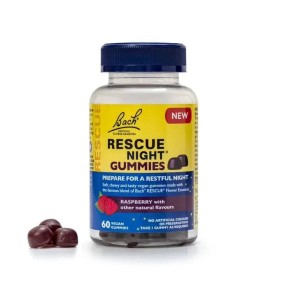 Formule composée Bach Center - Gummies Rescue Night à la framboise (60 gommes)