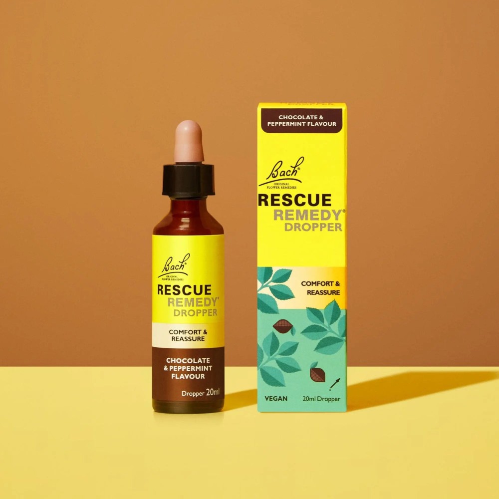 Fórmula compuesta Bach Center - Rescue Remedy chocolate y menta en gotas 20 ml