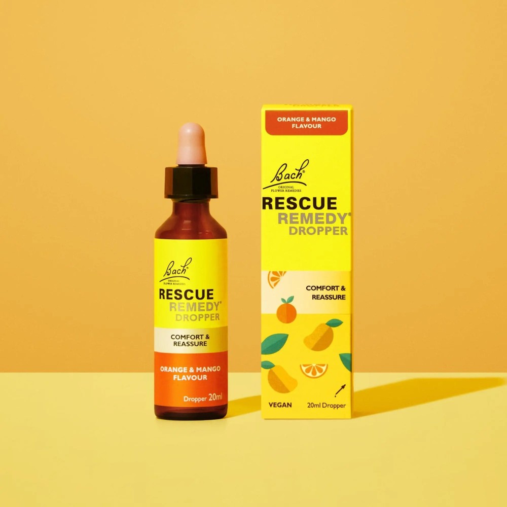 Fórmula compuesta Bach Center - Remedio de rescate Gotas de naranja y mango 20 ml