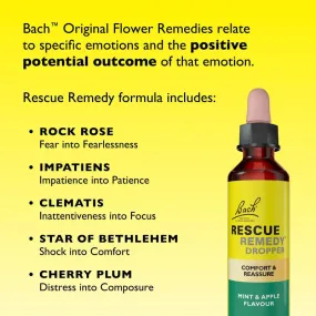 Bach Center Fórmula compuesta - Rescue Remedy Menta y Manzana en Gotas 20 ml