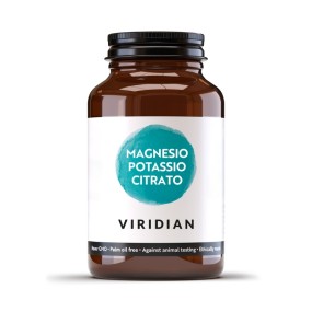 Viridian Vegan Mineral Nahrungsergänzungsmittel - Magnesium-Kalium-Citrat 30 Kapseln