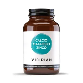 Complément alimentaire minéral végétalien Viridian - Calcium Magnésium Zinc 100g en poudre