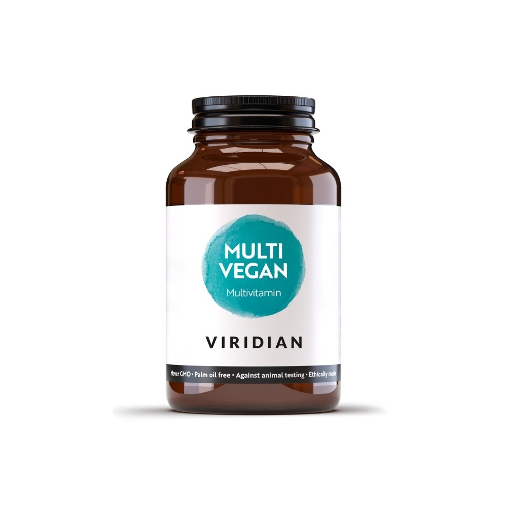 Suplemento alimenticio multivitamínico vegano Viridian : cápsulas multivitamínicas veganas